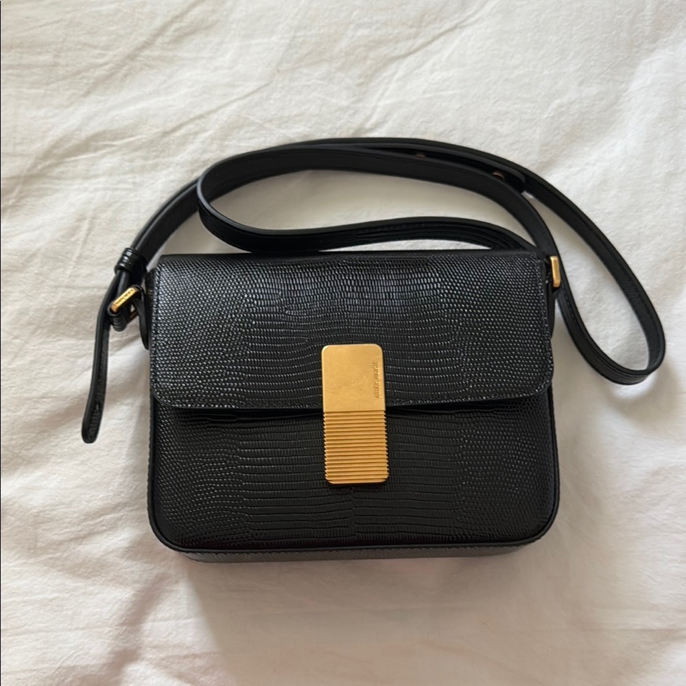 Ateliers Auguste Mini Monceau Gold edition
Black Lizard Leather